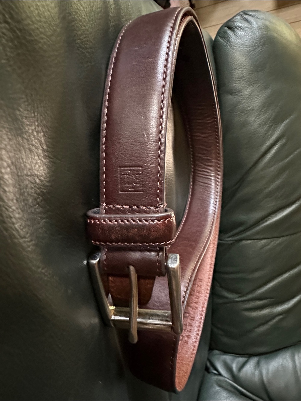 Lauren Ralph Lauren New Leather Men's Belt in Brown